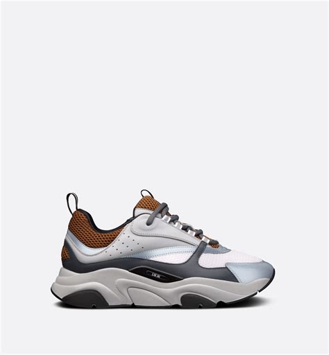 dove comprare dior b22|Sneaker B22 Mesh tecnico bianco e nero con pelle di vitello.